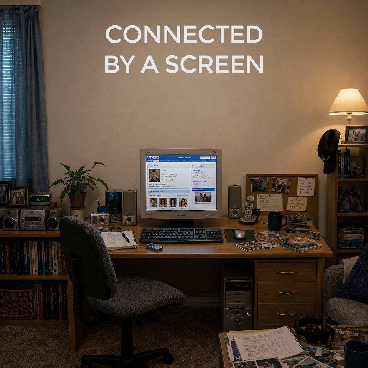 Connected By A Screen cover
